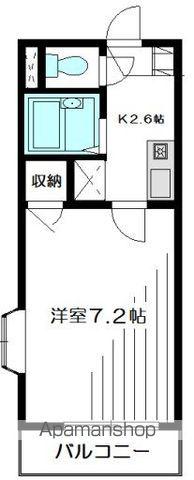 メゾン駒場東大前(1K/1階)の間取り写真