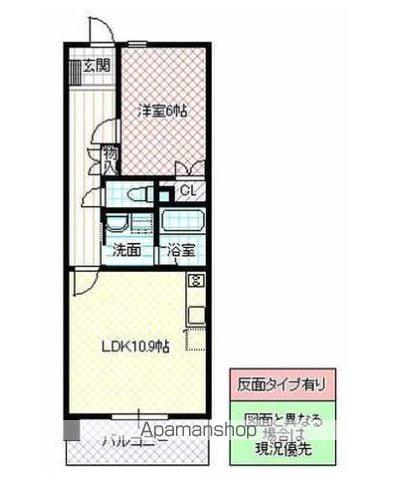 BELTION UMEZONO(1LDK/2階)の間取り写真