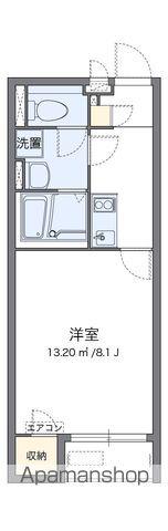 クレイノTOBAⅤ(1K/2階)の間取り写真