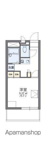 レオパレスサンボーン(1K/2階)の間取り写真