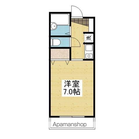 スミタスヴィレッジ道後(ワンルーム/2階)の間取り写真