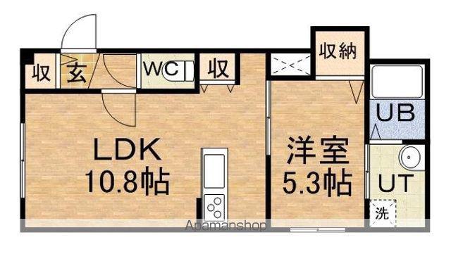 グランメール本郷通8(1LDK/2階)の間取り写真