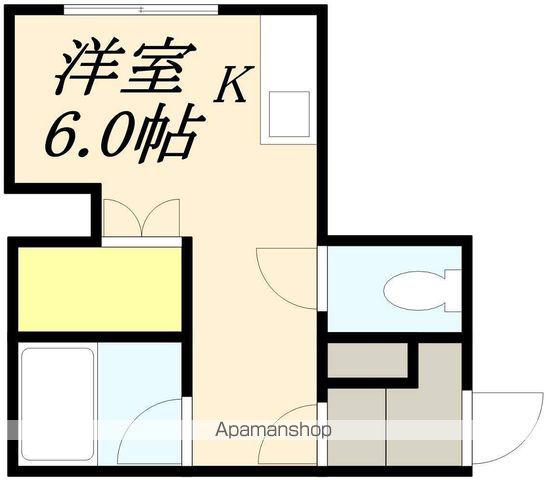 ハイツたかし(ワンルーム/2階)の間取り写真