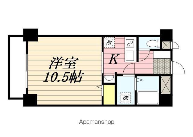 TOMITAビル(1K/7階)の間取り写真
