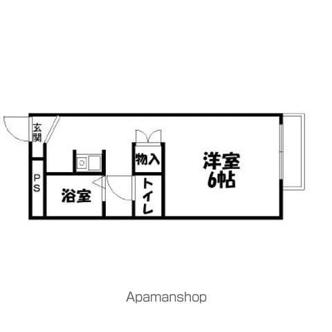 レオパレス千ーSEN-Ⅱ(1K/2階)の間取り写真