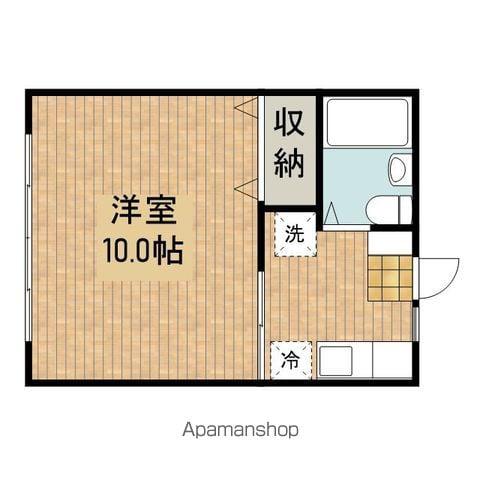 コンフォートSATO(1K/1階)の間取り写真