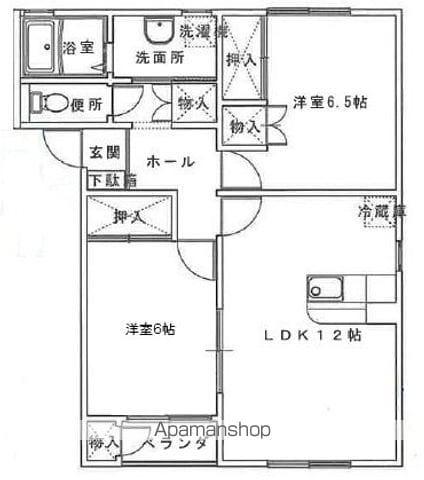 ANESIS Ⅰ(2LDK/2階)の間取り写真