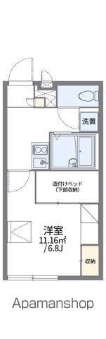 レオパレス豊Ⅲ(1K/1階)の間取り写真
