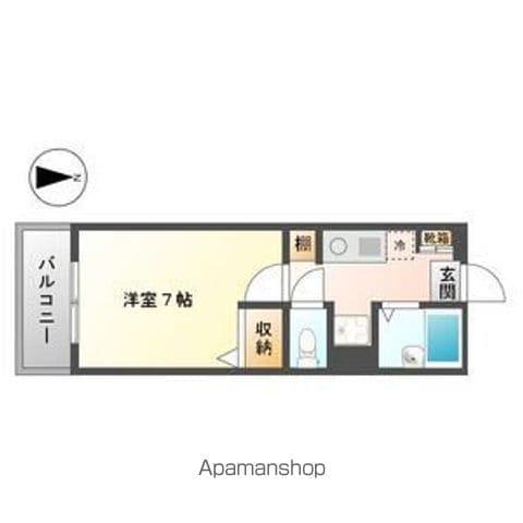 アメニティライフII(1K/1階)の間取り写真