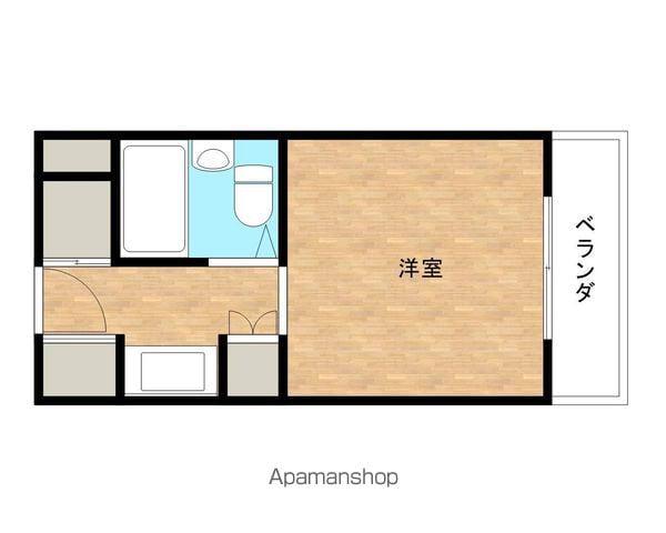 ユニデンス貝塚(1K/3階)の間取り写真