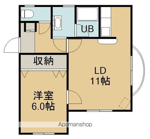 MS.SAKATA(1LDK/2階)の間取り写真