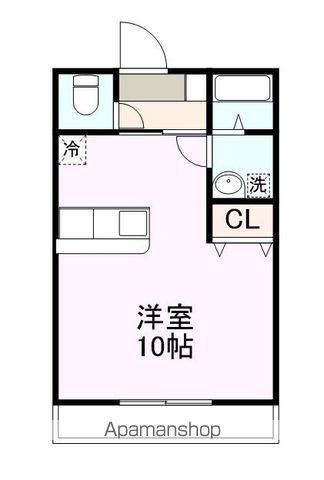 FOREST21(1K/2階)の間取り写真