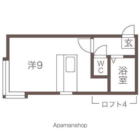AMS文京台南町Ⅱ(ワンルーム/2階)の間取り写真