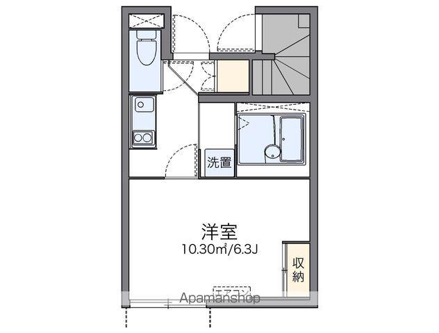 レオネクスト池上(1K/1階)の間取り写真