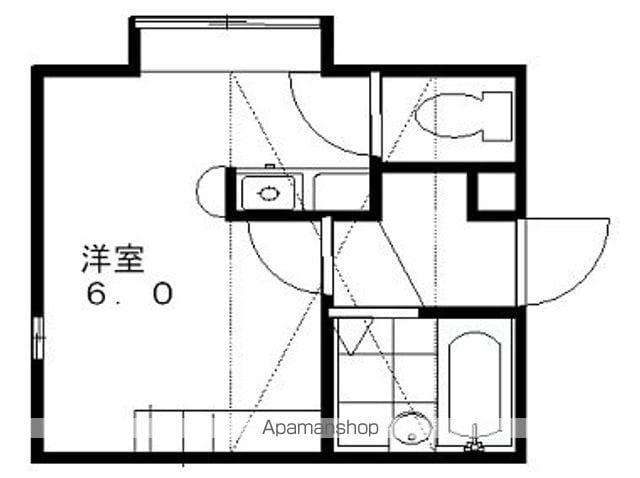 フジパレス新潟参番館(1K/1階)の間取り写真