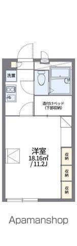 レオパレス福岡C(1K/1階)の間取り写真