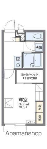レオパレスアズール(1K/2階)の間取り写真