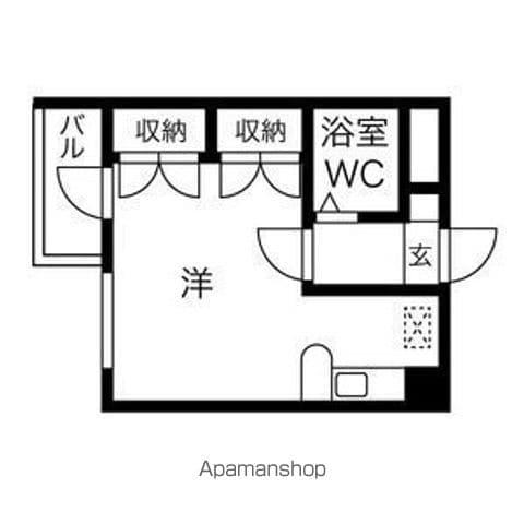 レオパレス21RX新瑞橋(1K/1階)の間取り写真