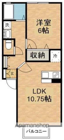 ボー・マノワール小竹向原(1LDK/1階)の間取り写真