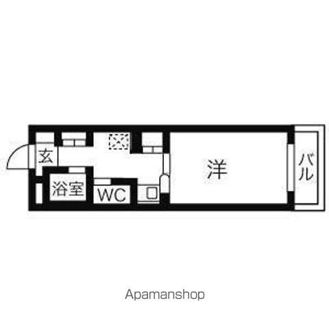 ドール新栄(1K/5階)の間取り写真