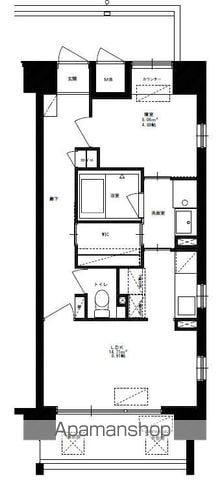 宮崎ミッドタウン・サウスタワー(1LDK/9階)の間取り写真