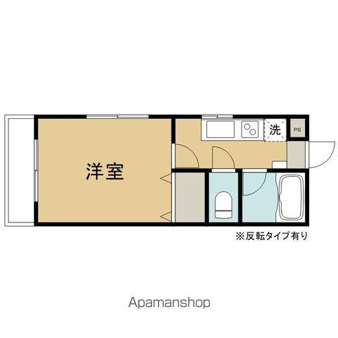 U-PORT 1(1K/3階)の間取り写真