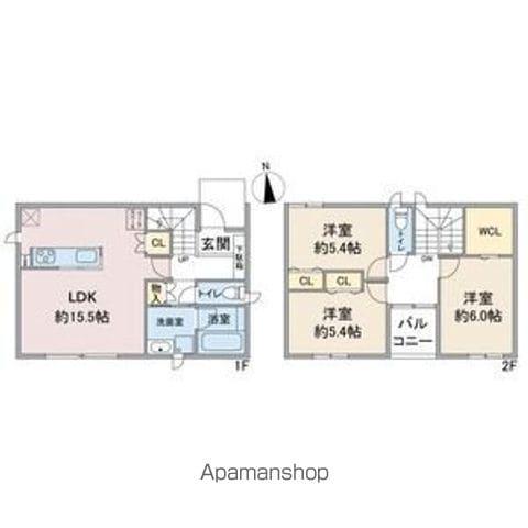 ガイドウエイ志段味 砂田橋駅 バス乗車時間:17分 吉根バス停で下車 徒歩5分 2階建 新築(3LDK)の間取り写真