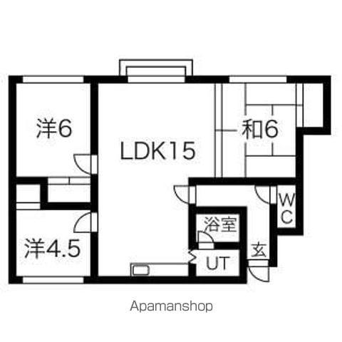 SKハイツⅠ(3LDK/2階)の間取り写真