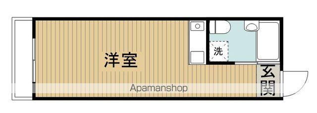 JLBグランエクリュ新高円寺(ワンルーム/1階)の間取り写真