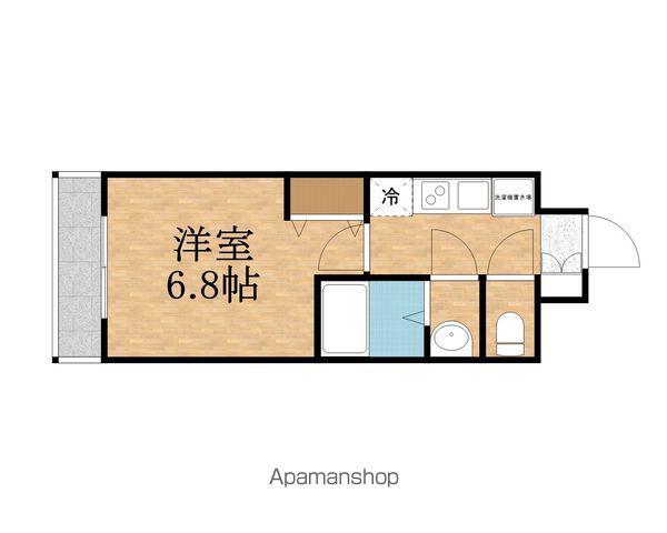 クイン テッド城東(1K/13階)の間取り写真