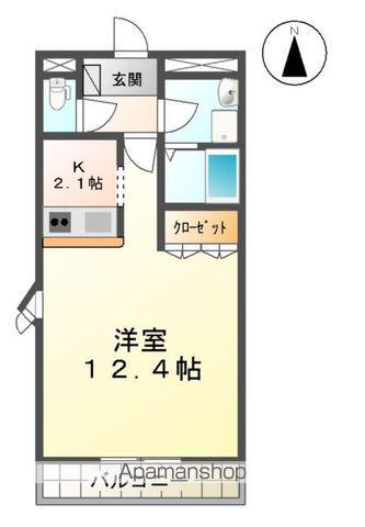 パレスさくらんぼ(1K/3階)の間取り写真