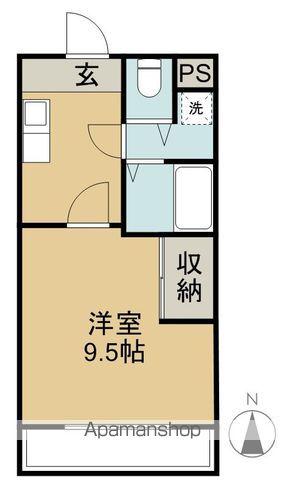 リプレハイレイク(1K/3階)の間取り写真