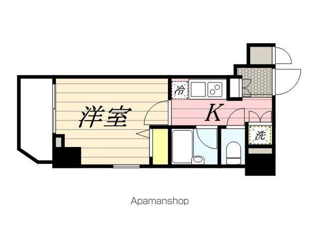 セジョリ御茶ノ水(1K/4階)の間取り写真