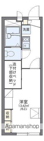 レオパレス片岸(1K/2階)の間取り写真