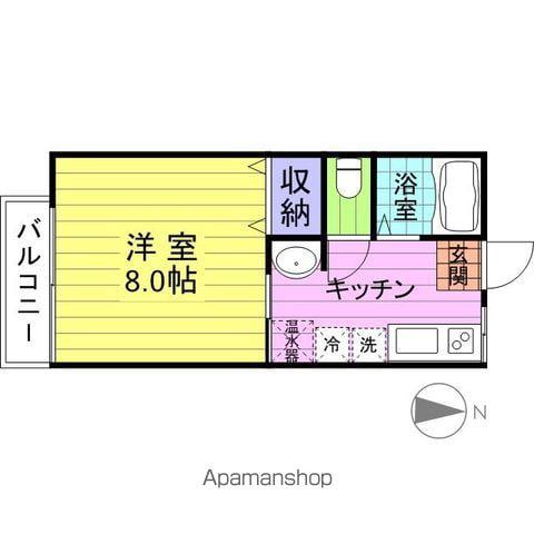 エンドーコーポ(1K/1階)の間取り写真