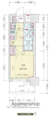 プレサンス千種駅前レガート(1K/5階)の間取り写真