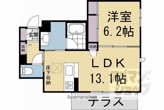 グランメゾン ヒラキ(1LDK/1階)の間取り写真