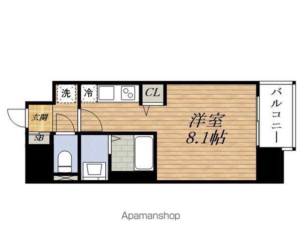 SERENITE十三ミラク(ワンルーム/7階)の間取り写真