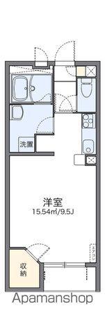 レオネクストメール西門(1K/2階)の間取り写真