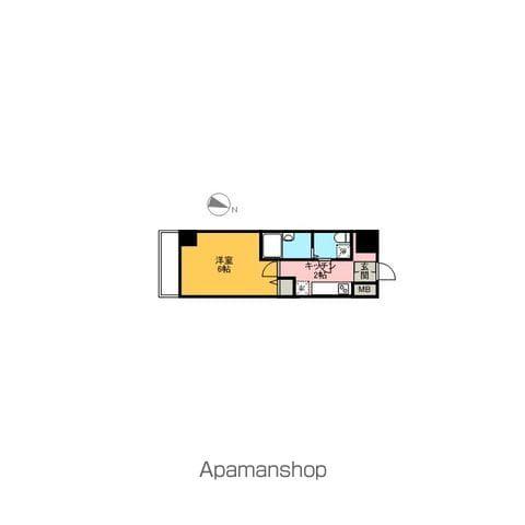 ファーストプレイス東向島(1K/5階)の間取り写真