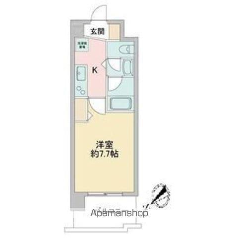 アルフィーレ新栄(1K/10階)の間取り写真