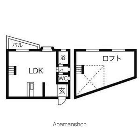 フレグランスダイワI(1LDK/2階)の間取り写真