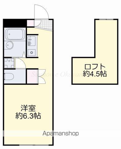 FOREVER RESIDENCE IMAⅢ(ワンルーム/1階)の間取り写真