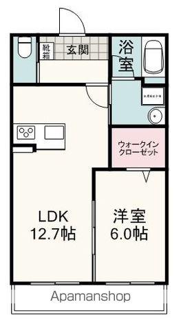 LEON3(1LDK/5階)の間取り写真