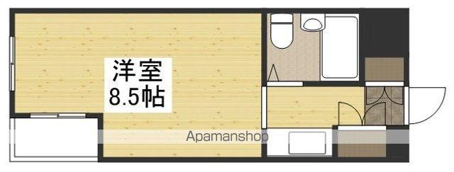 アルファ清心町Ⅱ(ワンルーム/8階)の間取り写真