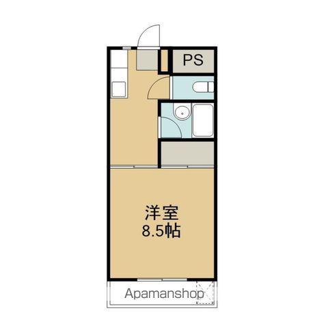 大在コーポ(1K/2階)の間取り写真