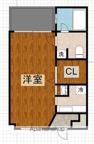 パサル植田(1K/2階)の間取り写真