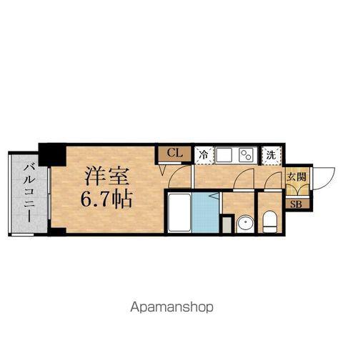 ARTIZA AWAJI(1K/7階)の間取り写真