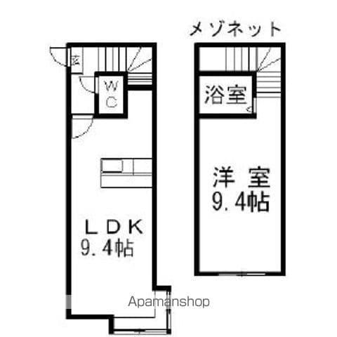ソニア円山(1LDK/2階)の間取り写真