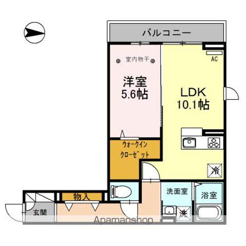 パストラル美南(1LDK/2階)の間取り写真